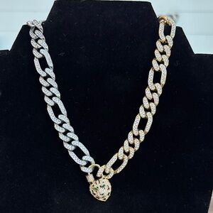 Gold and Silver Chain 16” Necklace